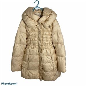 Yigue Golden Cream Puffer Jacket 165/88A Large Kid